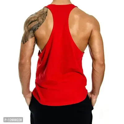 THE BLAZZE 0004 Men's Gym Tank Gym Tank Stringer Tank Tops for Men Gym Vest for Men Vests for Men Sleeveless T-Shirt Bodybuilding Gym Tank Tops for Men-thumb2