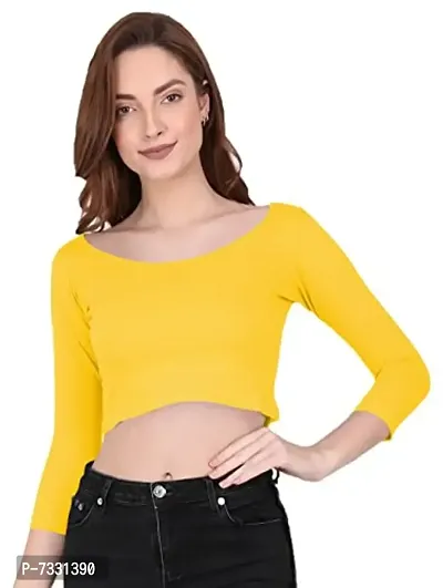 THE BLAZZE 1057 Women's Top (S, Yellow)