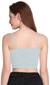 THE BLAZZE 1290 Women's Sleeveless Crop Tops Sexy Strappy Tees-thumb1