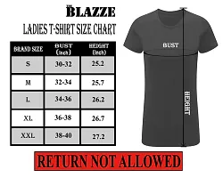 THE BLAZZE Women's T-Shirt (Pack of 3) (QW-62_Black  Grey  Red_Medium)-thumb4