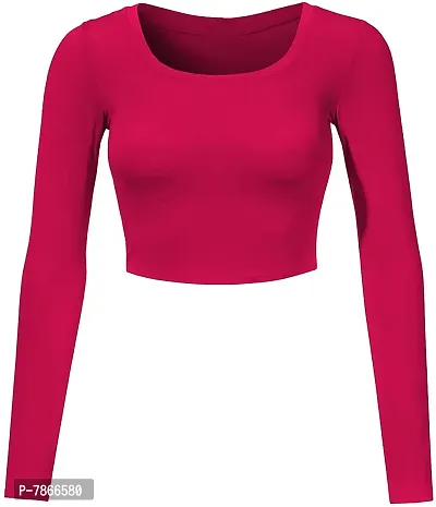 Buy THE BLAZZE 1059 Women's Cotton Sexy Basic Solid Scoop Neck