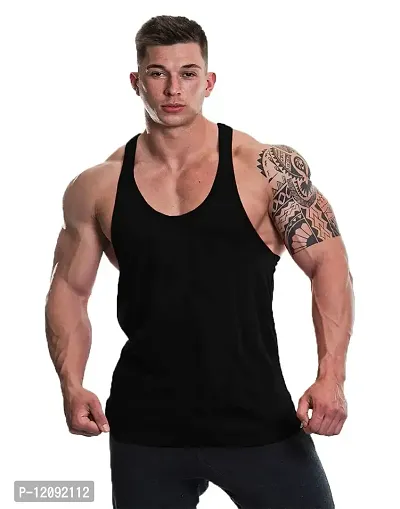 AD2CART A0001 Men's Tank Tops Muscle Gym Bodybuilding Vest Fitness Workout Train Stringers-thumb0