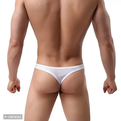 THE BLAZZE Men's Cotton Thongs (AS-78_White_XX-Large)-thumb2