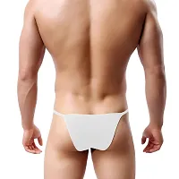 THE BLAZZE 0013 Men's Modal U Back G String Sexy Low Rise Briefs Panties, Men Boxer Underpants Shorts Underwear Bulge Pouch Funny Thongs-thumb1