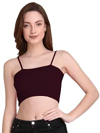 THE BLAZZE 1290 Sexy Women's Tank Tops Bustier Bra Vest Crop Top Bralette Blouse Top for Women(M,Color_09)-thumb4