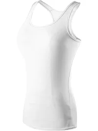 THE BLAZZE Women's Yoga Tank Top Compression Racerback Top Baselayer Quick Dry Sports Runing Vest-thumb2