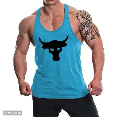 THE BLAZZE 0052 Men's Tank Top Muscle Gym Bodybuilding Vest Fitness Workout Train Stringer