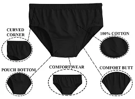 THE BLAZZE C1023 Women's Cotton Lingerie Panties Hipsters Briefs Underwear Bikini Panty for Women-thumb2
