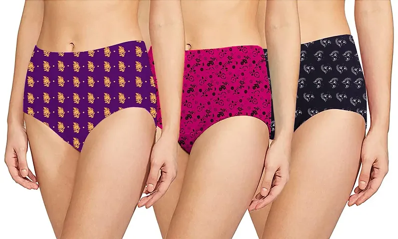 Buy VANILLAFUDGE Cotton Panties for Women's (3XL) Prints and colors may  vary panty, women panty, panty for women