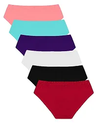 THE BLAZZE 1020 Women's Lingerie Panties Hipsters Briefs G-Strings Thongs Underwear Cotton Boy Shorts Women Bikini for Woman-thumb1