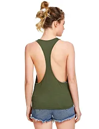 THE BLAZZE Women's Sleeveless Loose Fit Racerback Yoga Workout Tank Top-thumb1