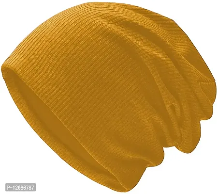 THE BLAZZE 2017 Men's Soft Warm Winter Cap Hats Skull Cap Beanie Cap for Men (Free Size, Colour_4)-thumb0