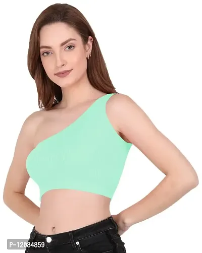 THE BLAZZE Women's Sleeveless Crop Tops Sexy Strappy Tees-thumb4