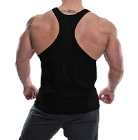 THE BLAZZE 0051 Men's Tank Top Muscle Gym Bodybuilding Vest Fitness Workout Stringers-thumb1