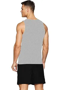 THE BLAZZE Men's Regular Fit Top (QW-130_Grey_Small)-thumb1