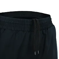 Classic Polyester Solid Shorts for Men-thumb3