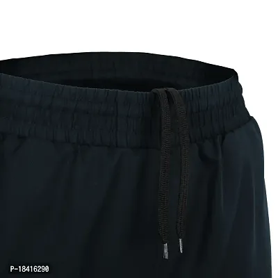 Classic Polyester Solid Shorts for Men-thumb4