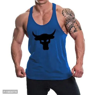 THE BLAZZE 0052 Mens Tank Tops Muscle Gym Bodybuilding Vest Fitness Workout Train Stringers