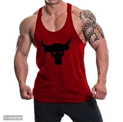 THE BLAZZE 0052 Mens Tank Tops Muscle Gym Bodybuilding Vest Fitness Workout Train Stringers-thumb0
