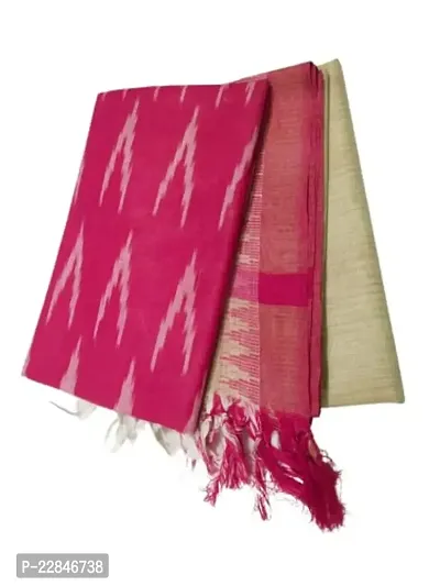 Elegant Jute Silk Dress Material With Dupatta For Women