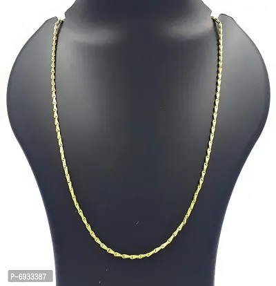 22K GOLD PLATED WHEAR CUTTING DESIGN CHAINS FOR WOMENS AND GIRLS, MEN AND BOYS