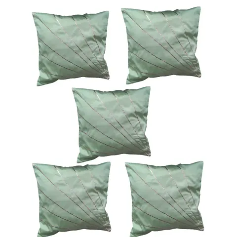 Cushion Cover Pista Green 5 pcs