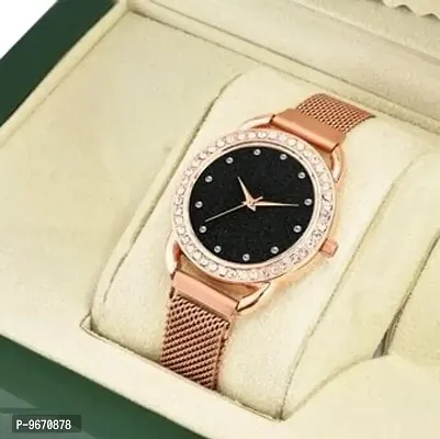 Stylish Fancy Metal Analog Watches For Women And Girls-thumb0