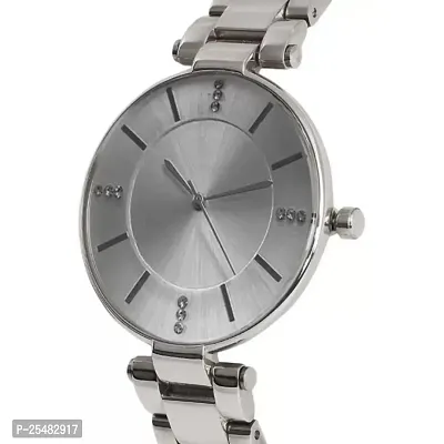 HRV Silver Dial Silver Metal BD Belt New Women Watch-thumb3