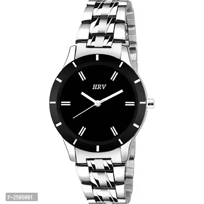 Women's Silver Analog Watch With Metal Strap