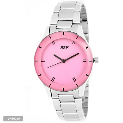 Women's Silver Analog Watch With Metal Strap-thumb0