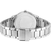 Women's Silver Analog Watch With Metal Strap-thumb1