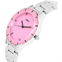 Women's Silver Analog Watch With Metal Strap-thumb2