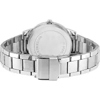 Women's Silver Analog Watch With Metal Strap-thumb1