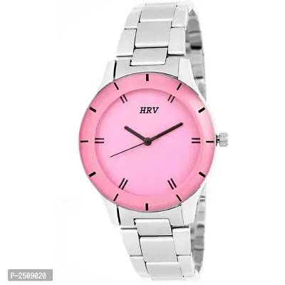 Women's Silver Analog Watch With Metal Strap-thumb0