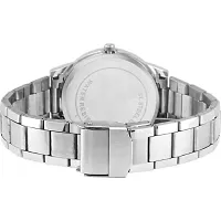 Women's Silver Analog Watch With Metal Strap-thumb1