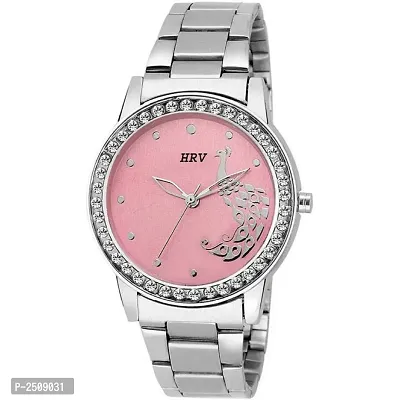 Women's Silver Analog Watch With Metal Strap-thumb0