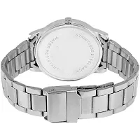 Women's Silver Analog Watch With Metal Strap-thumb1