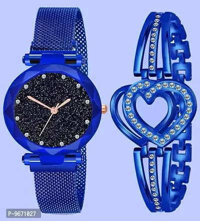 Stylish Fancy Metal Analog Watches For Women And Girls-thumb0