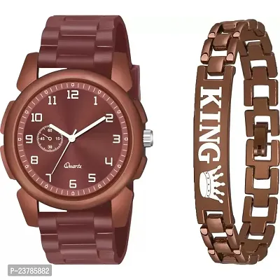 HRV Kacho Brown RR Dial With King Brown Bracelet Men Pu Watch