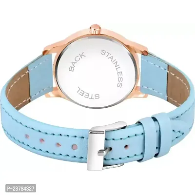 HRV Queen Dial Pink Leather Strap Watch For Girls-thumb4