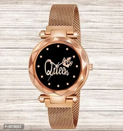 Stylish Fancy Metal Analog Watches For Women And Girls