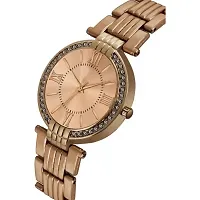 HRV Roman Rose Dial BD Rose Belt Girls and Women Watch-thumb2