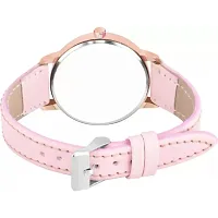 HRV Pink Leather Analog Women and Girls Watch-thumb3