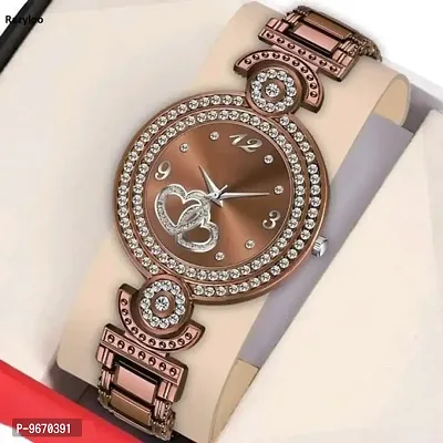 Stylish Fancy Metal Analog Watches For Women And Girls-thumb0