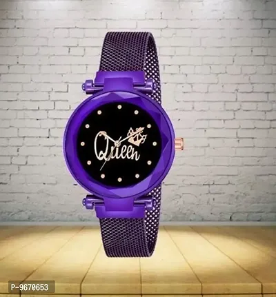 Stylish Fancy Metal Analog Watches For Women And Girls-thumb0