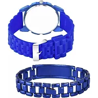 HRV Kacho Blue 126 Dial With King Blue Bracelet Men Pu Watch-thumb2