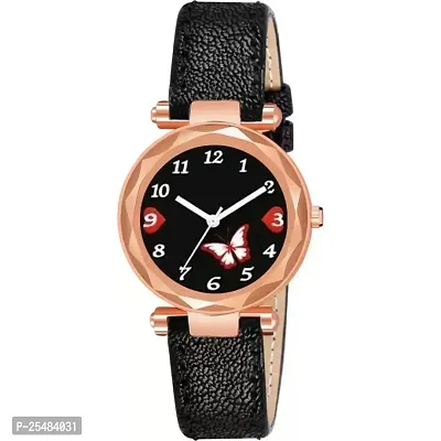 HRV Black Dial Best Look Black Girls and Women Analog Watch-thumb2