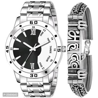 Bolun BR Metal and Kadu Silver Men And Boys Watch