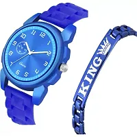 HRV Kacho Blue RR Dial With King Blue Bracelet Men Pu Watch-thumb1