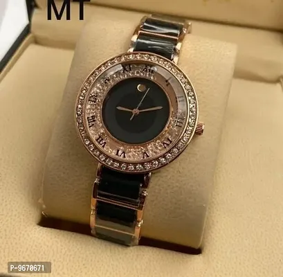 Stylish Fancy Metal Analog Watches For Women And Girls-thumb0